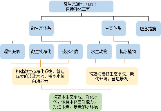 微生态活水（HDP）直接净化工艺