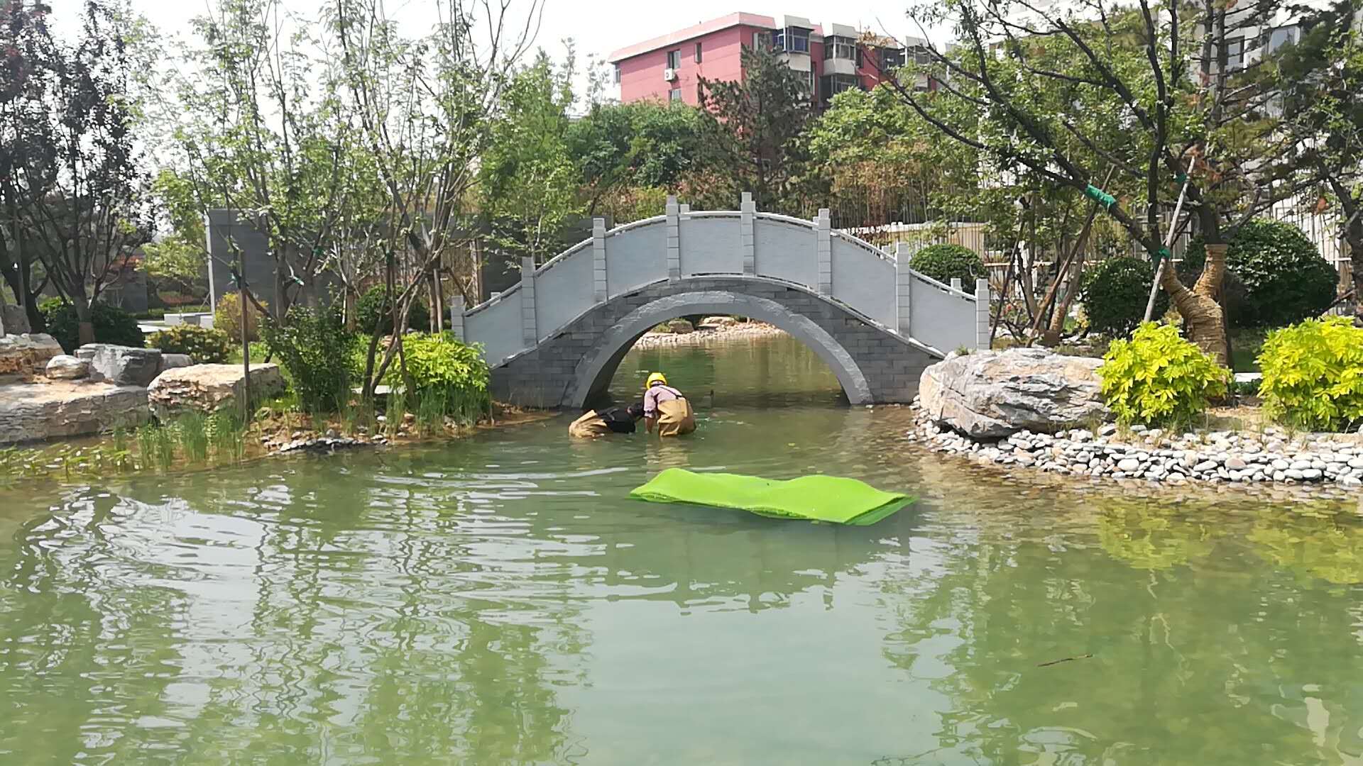 北京佳兆业项目代征公园人工湖水处理系统工程